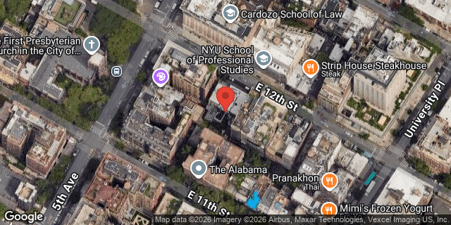 Aerial map of 4 EAST 12 STREET, Manhattan