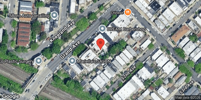 Aerial map of 84-40 GRAND AVENUE, Queens