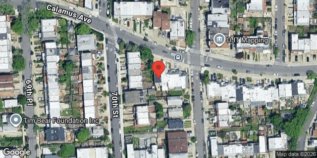Aerial map of 70-18 CALAMUS AVENUE, Queens