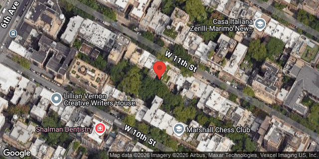 Aerial map of 44 WEST 11 STREET, Manhattan