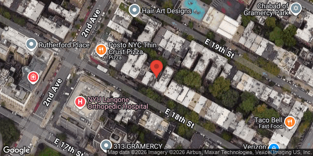 Aerial map of 315 EAST 18 STREET, Manhattan