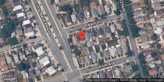 Aerial map of 254-08 84 DRIVE, Queens
