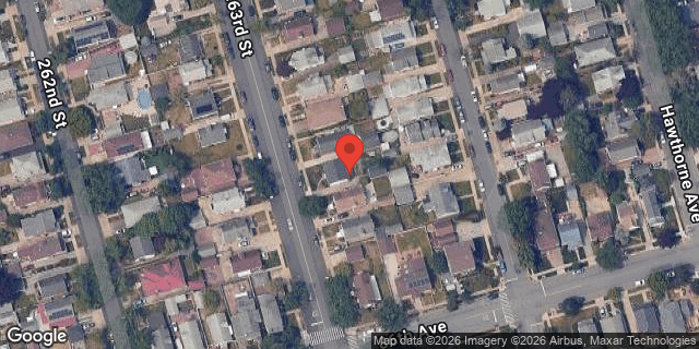 Aerial map of 85-71 263 STREET, Queens