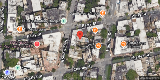 Aerial map of 731 GREENWICH STREET, Manhattan