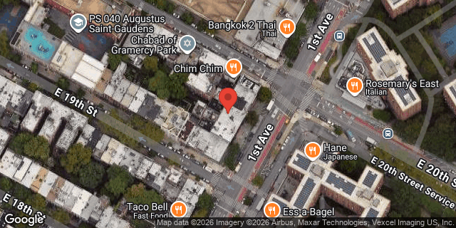 Aerial map of 337 1 AVENUE, Manhattan
