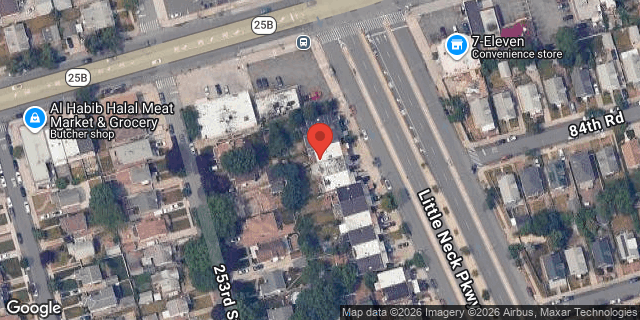 Aerial map of 84-18 LITTLE NECK PARKWAY, Queens