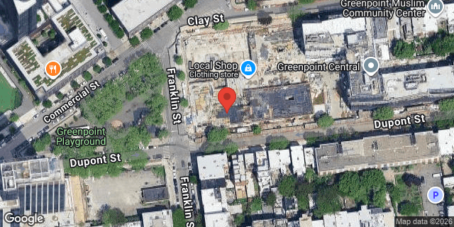 Aerial map of 280 FRANKLIN STREET, Brooklyn