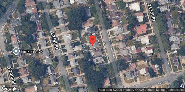 Aerial map of 80-46 232 STREET, Queens