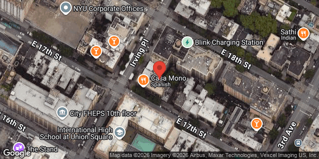 Aerial map of 56 IRVING PLACE, Manhattan