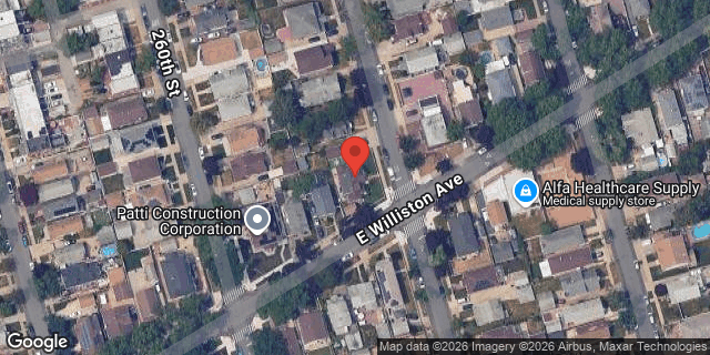 Aerial map of 84-48 261 STREET, Queens