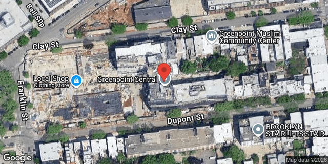 Aerial map of 75 DUPONT STREET, Brooklyn