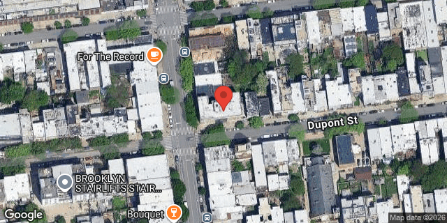 Aerial map of 1092 MANHATTAN AVENUE, Brooklyn