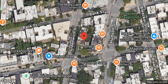 Aerial map of 761 GREENWICH STREET, Manhattan