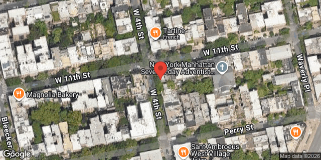 Aerial map of 252 WEST 11 STREET, Manhattan