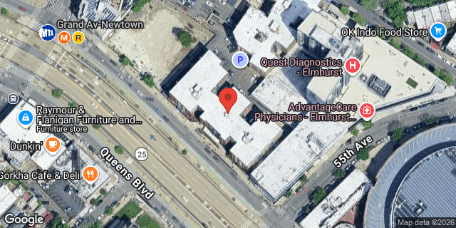 Aerial map of 86-35 QUEENS BOULEVARD, Queens