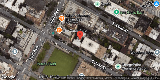 Aerial map of 305 EAST 21 STREET, Manhattan