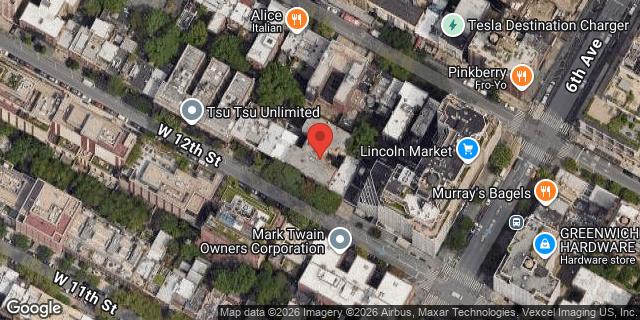 Aerial map of 125 WEST 12 STREET, Manhattan