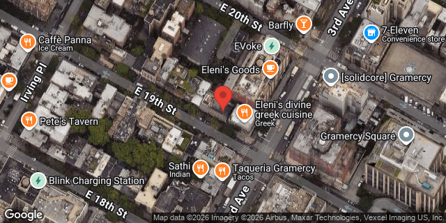 Aerial map of 147 EAST 19 STREET, Manhattan