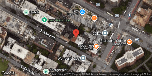 Aerial map of 335 EAST 22 STREET, Manhattan