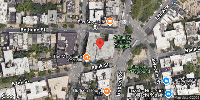 Aerial map of 771 GREENWICH STREET, Manhattan