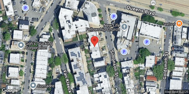 Aerial map of 51-20 SIMONSON STREET, Queens