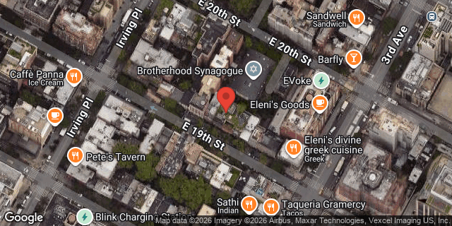 Aerial map of 137 EAST 19 STREET, Manhattan