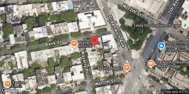 Aerial map of 10 BANK STREET, Manhattan