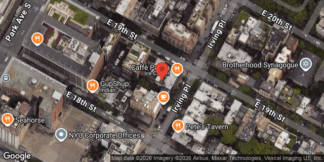 Aerial map of 120 EAST 19 STREET, Manhattan