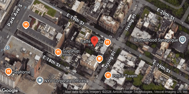Aerial map of 118 EAST 19 STREET, Manhattan