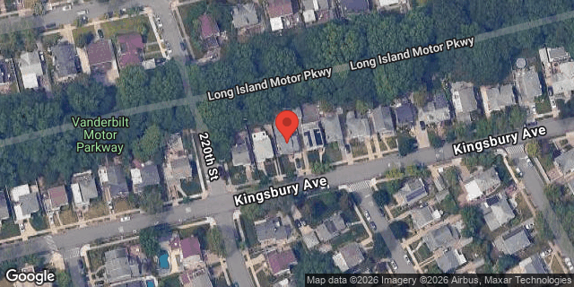 Aerial map of 220-11 KINGSBURY AVENUE, Queens
