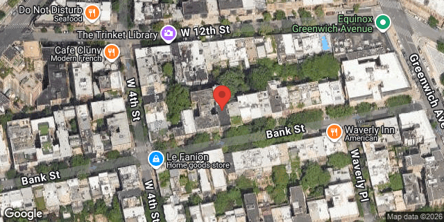 Aerial map of 31 BANK STREET, Manhattan