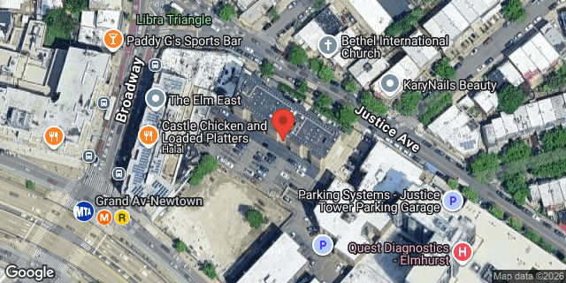 Aerial map of 86-29 BROADWAY, Queens