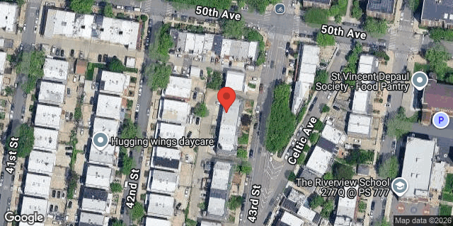 Aerial map of 50-16 43 STREET, Queens