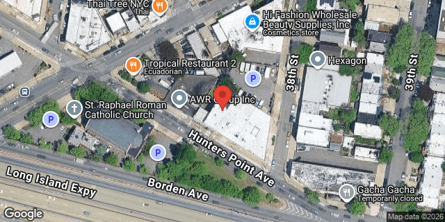 Aerial map of 37-27 HUNTERS POINT AVENUE, Queens