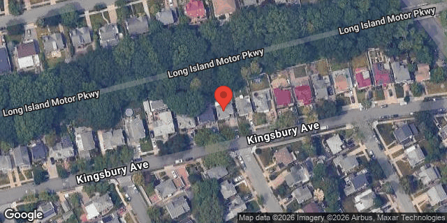 Aerial map of 221-23 KINGSBURY AVENUE, Queens
