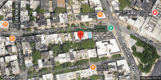 Aerial map of 246 WEST 12 STREET, Manhattan