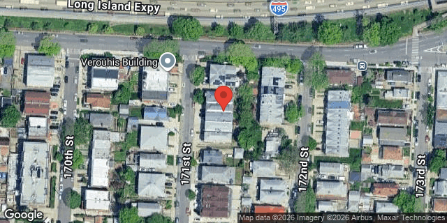 Aerial map of 61-17 171 STREET, Queens