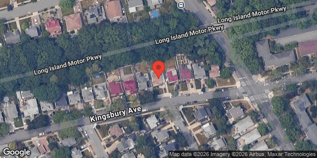 Aerial map of 222-19 KINGSBURY AVENUE, Queens