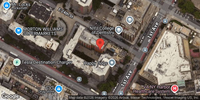 Aerial map of 340 EAST 24 STREET, Manhattan