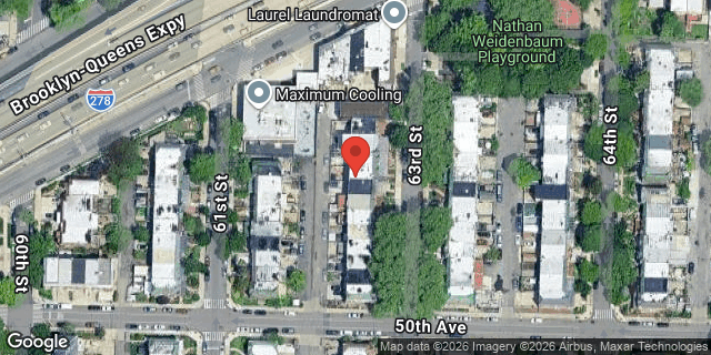 Aerial map of 48-32 63 STREET, Queens