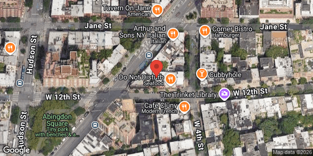 Aerial map of 291 WEST 12 STREET, Manhattan