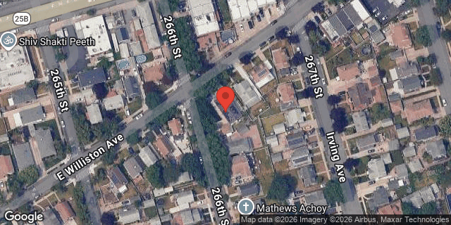 Aerial map of 266-04 EAST WILLISTON AVE, Queens