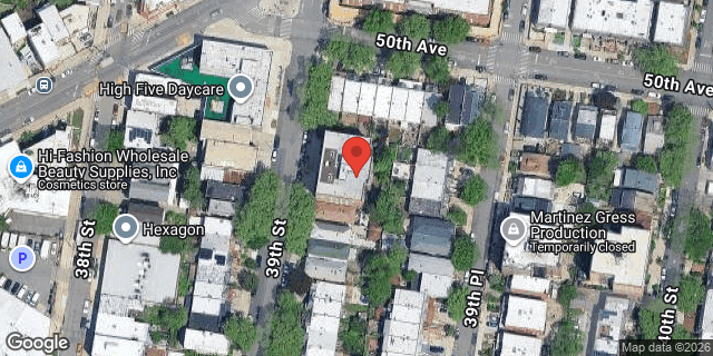Aerial map of 50-15 39 STREET, Queens