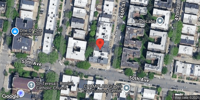 Aerial map of 48-54 46 STREET, Queens