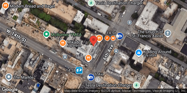 Aerial map of 539 AVENUE OF THE AMER, Manhattan