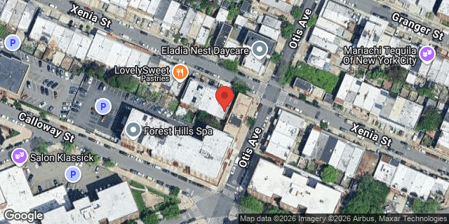 Aerial map of 57-74 XENIA STREET, Queens