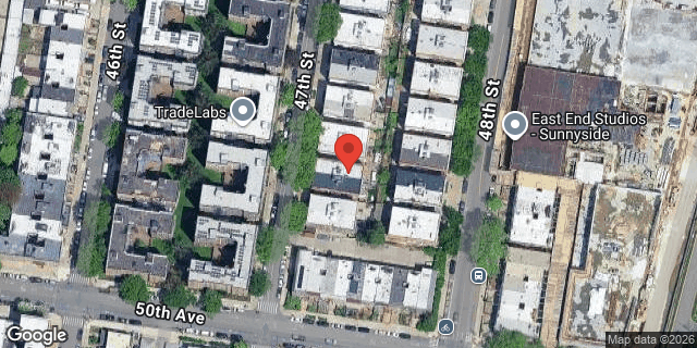 Aerial map of 48-41 47 STREET, Queens