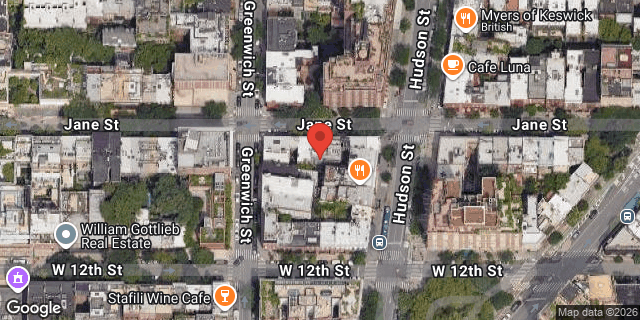 Aerial map of 62 JANE STREET, Manhattan