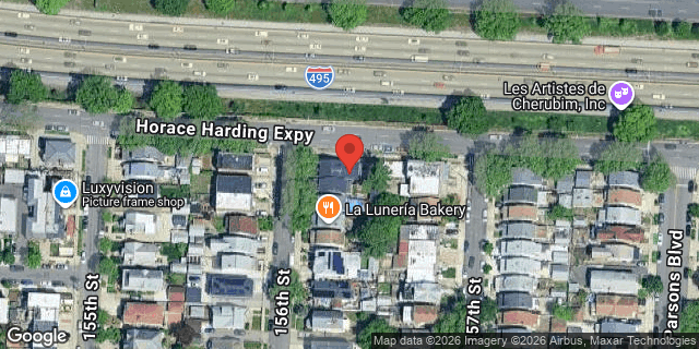 Aerial map of 61-11 156 STREET, Queens