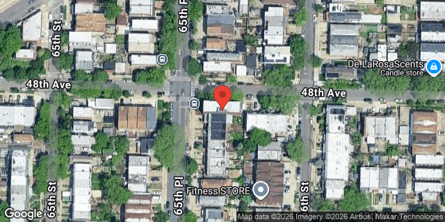 Aerial map of 48-01 65 PLACE, Queens